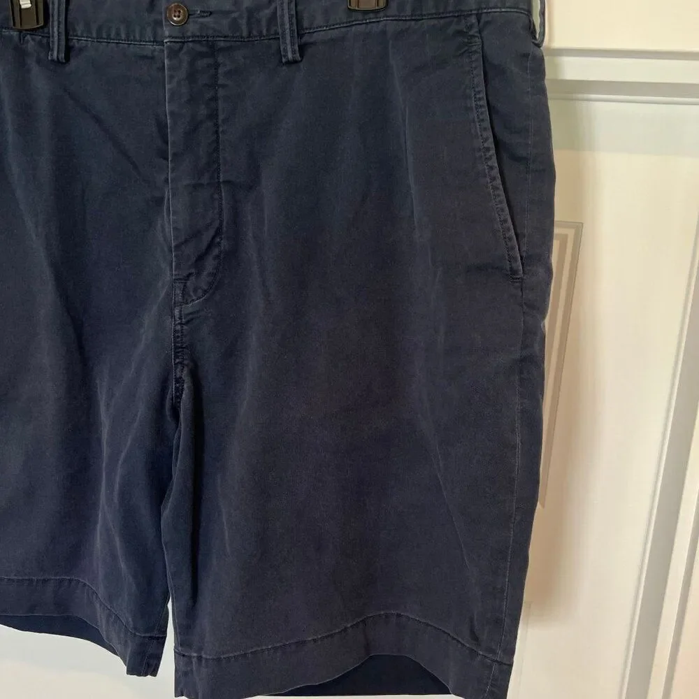Polo Ralph Lauren Men Size 40 Navy Blue Cotton Stretch Classic Fit Chino Short